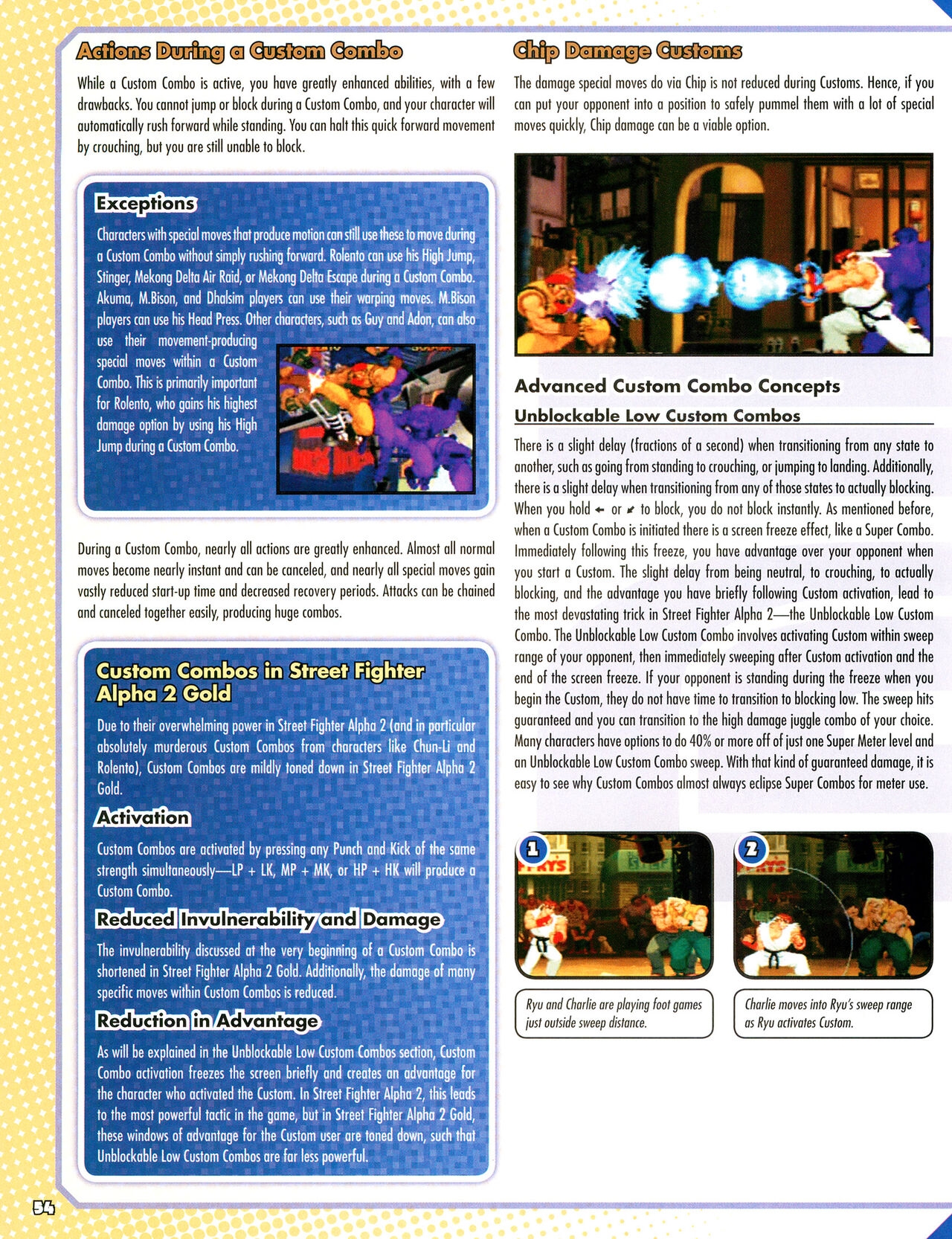 Street Fighter Alpha Anthology Strategy Guide 55