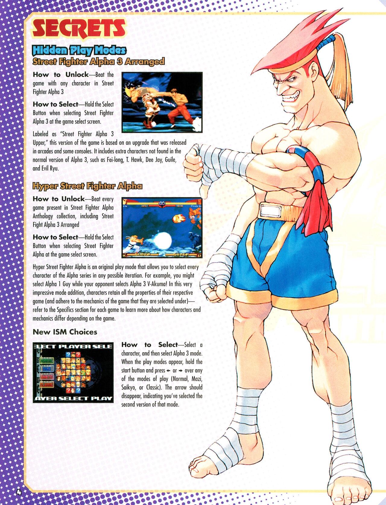 Street Fighter Alpha Anthology Strategy Guide 5