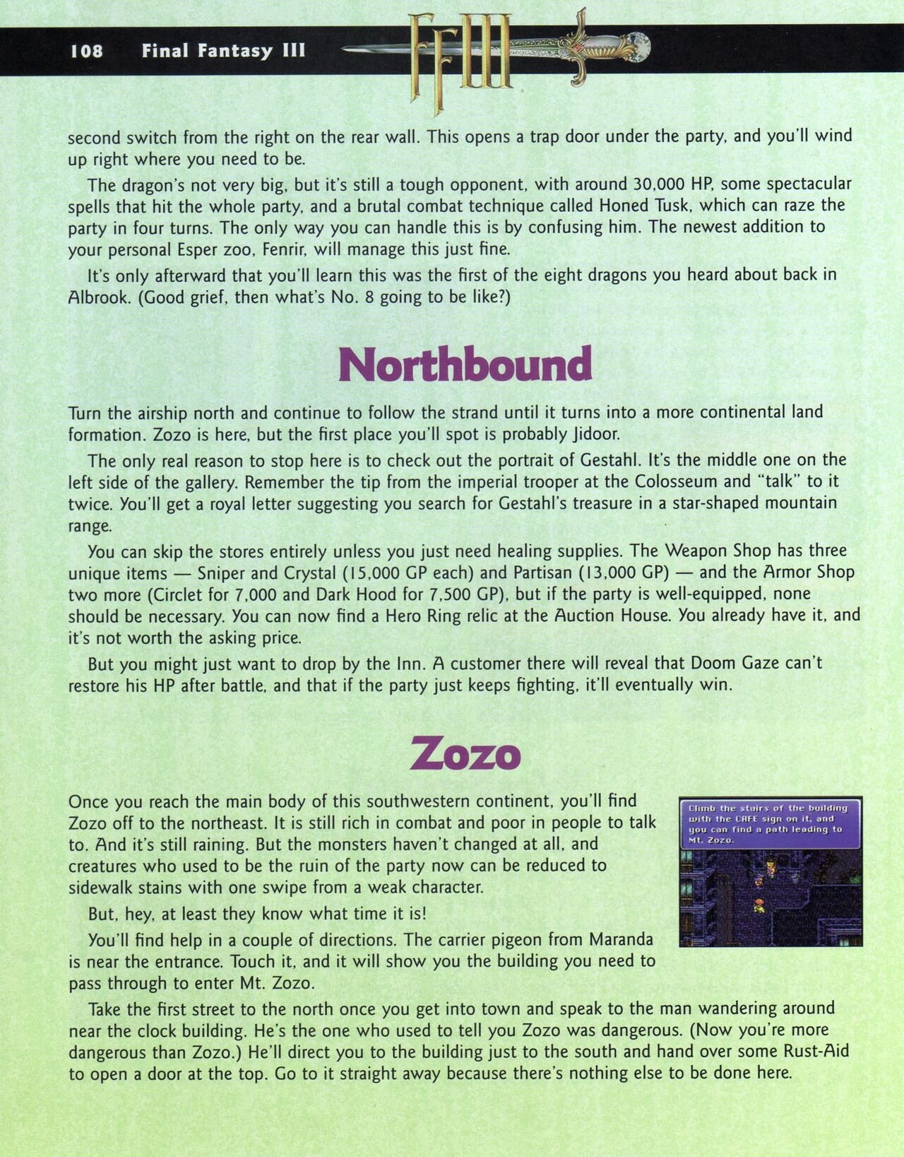 Final Fantasy III Players Guide 125
