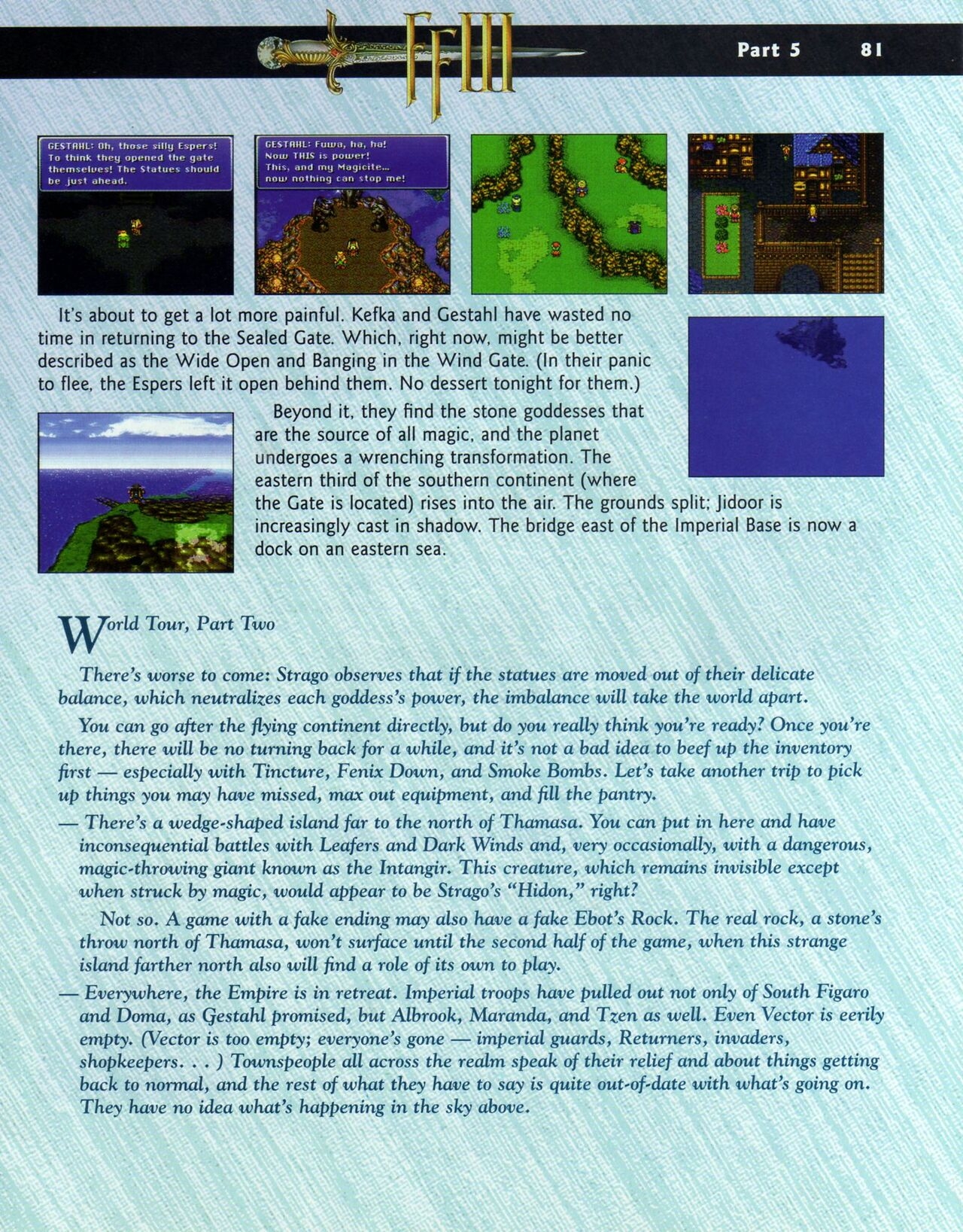Final Fantasy III Players Guide 98