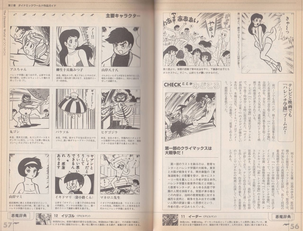 Go Nagai Chronicle Mugen Ni Hirogaru Dynamic World Illustration Art Book 32