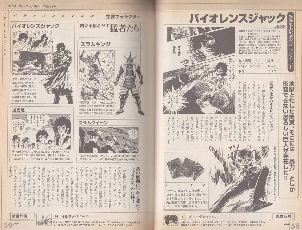 Go Nagai Chronicle Mugen Ni Hirogaru Dynamic World Illustration Art Book 33