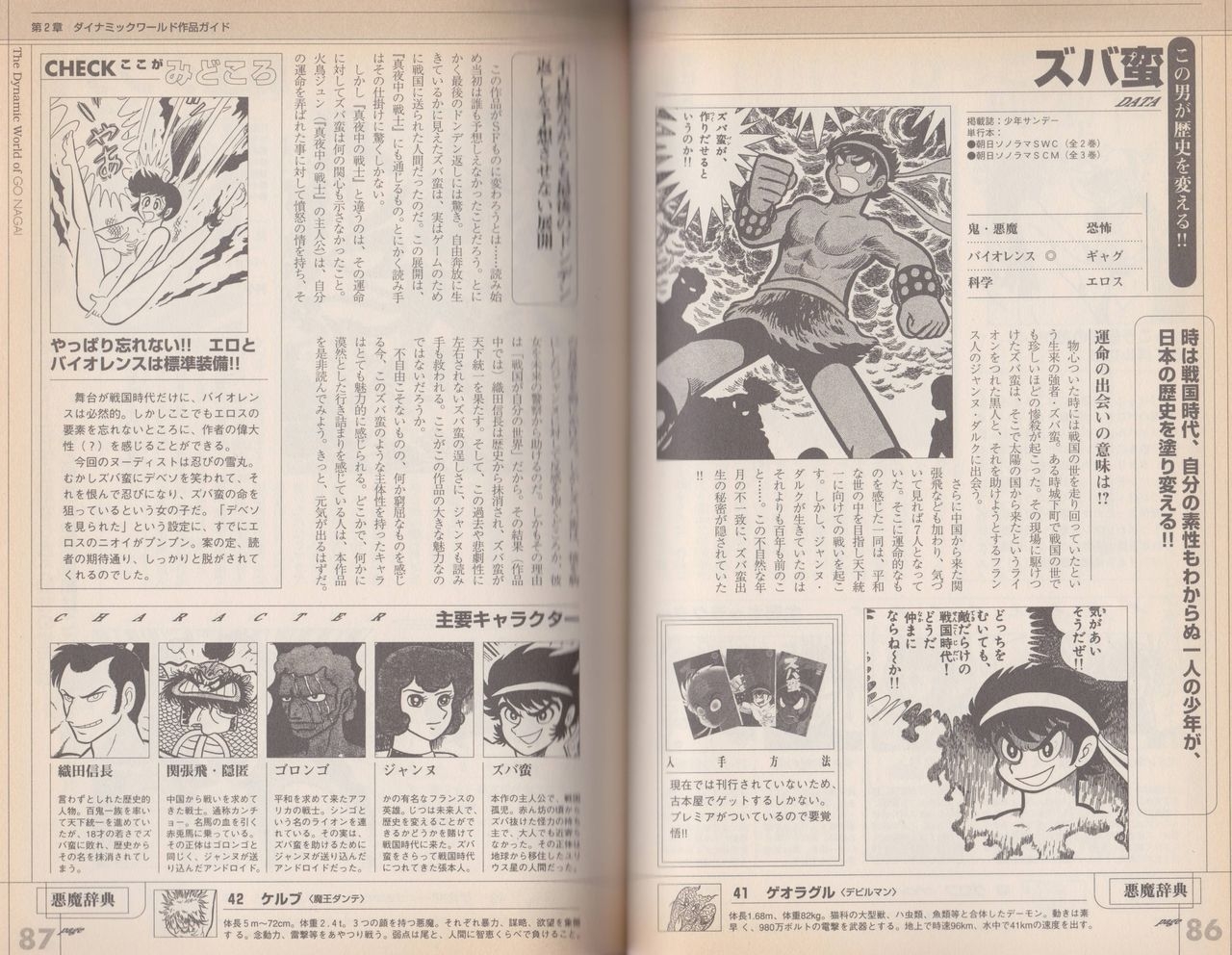 Go Nagai Chronicle Mugen Ni Hirogaru Dynamic World Illustration Art Book 47