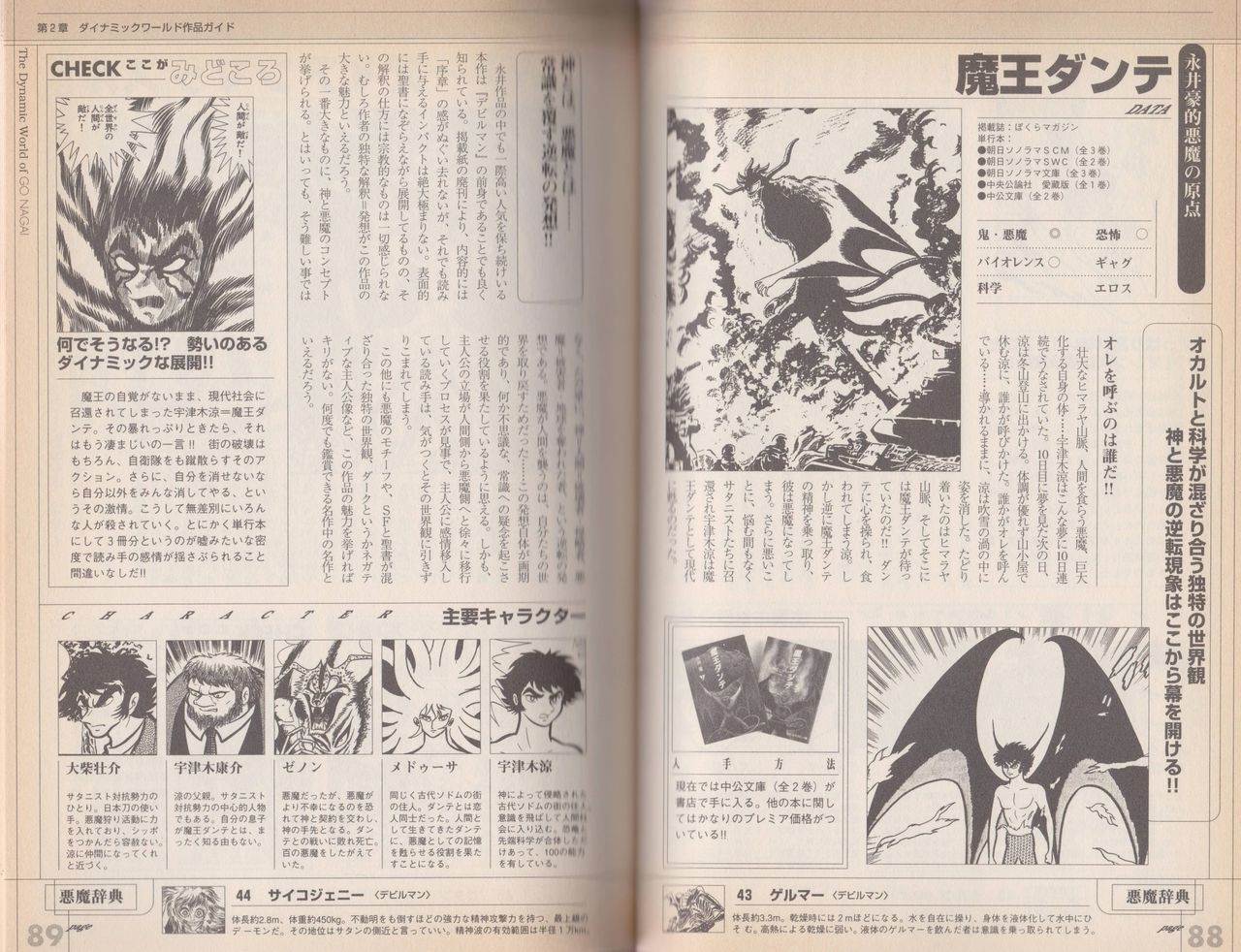 Go Nagai Chronicle Mugen Ni Hirogaru Dynamic World Illustration Art Book 48