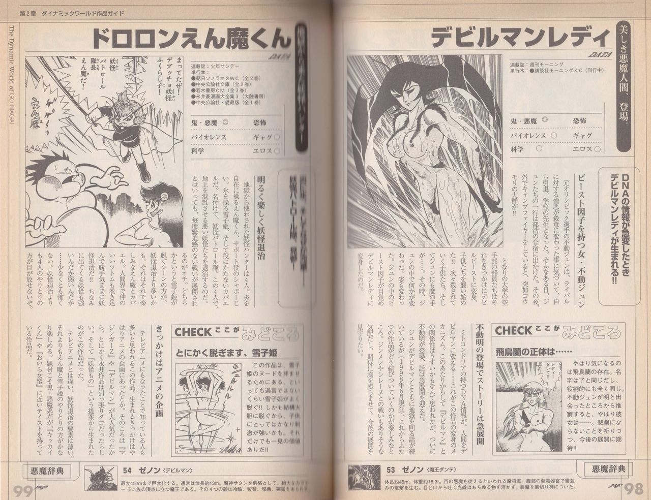 Go Nagai Chronicle Mugen Ni Hirogaru Dynamic World Illustration Art Book 53