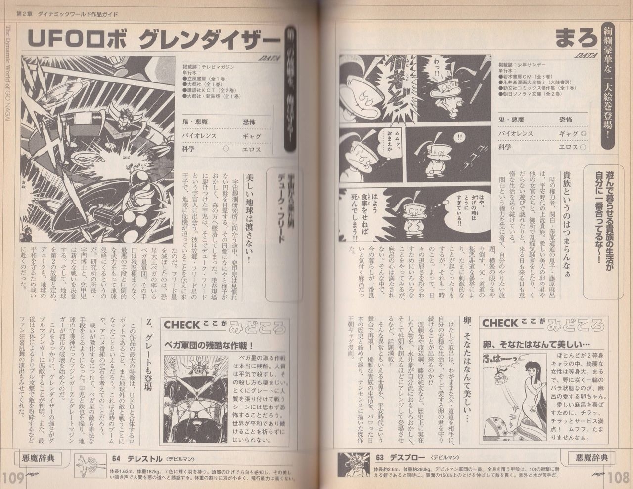 Go Nagai Chronicle Mugen Ni Hirogaru Dynamic World Illustration Art Book 58