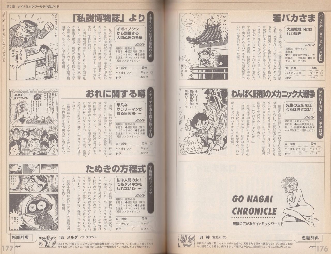 Go Nagai Chronicle Mugen Ni Hirogaru Dynamic World Illustration Art Book 92