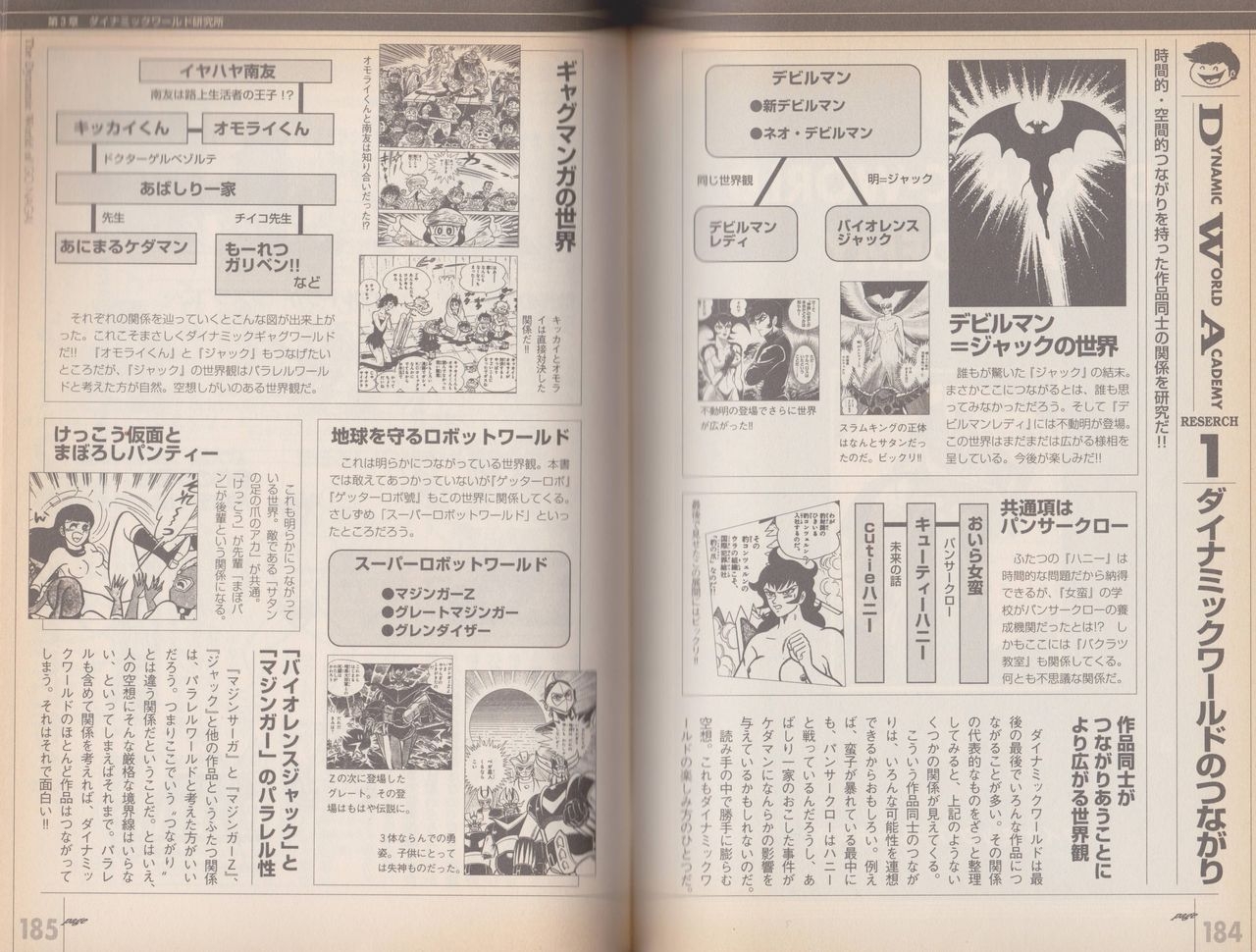 Go Nagai Chronicle Mugen Ni Hirogaru Dynamic World Illustration Art Book 96