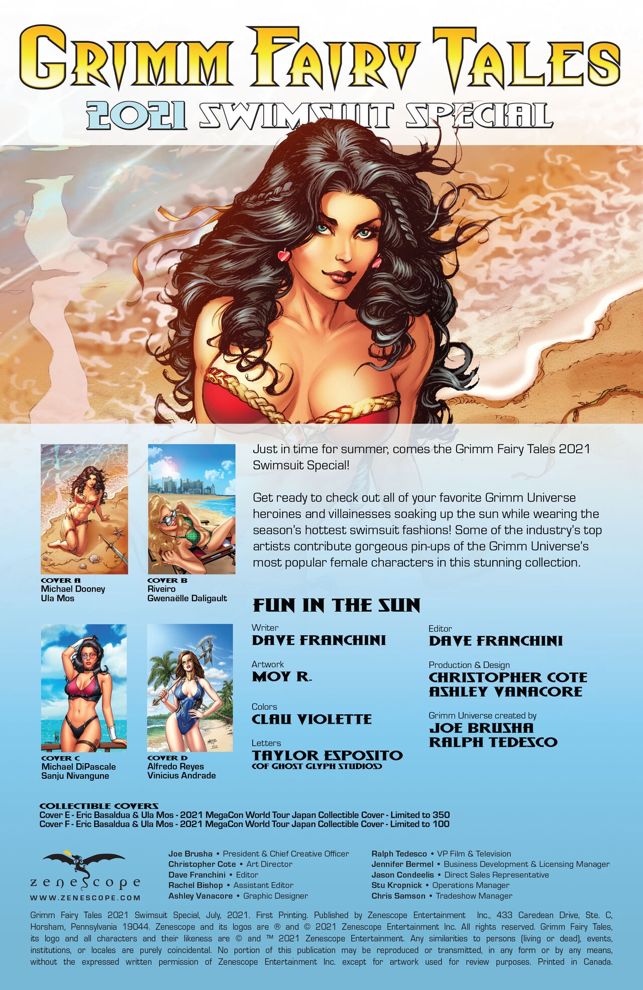 Grimm Fairy Tales 2021 Swimsuit Special 1