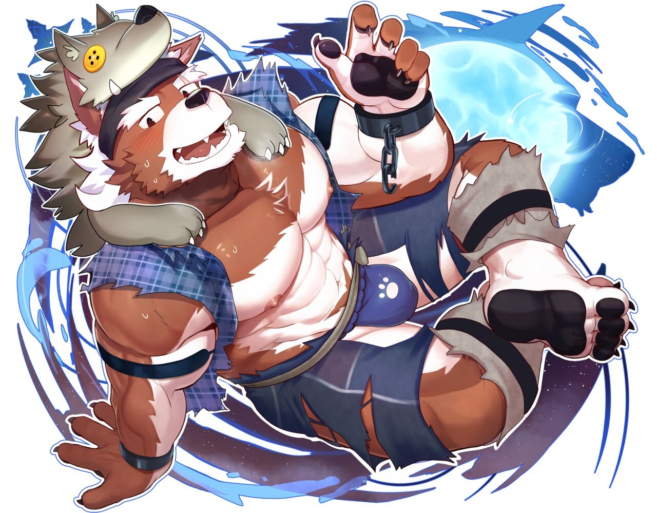 [MonogG] Bearwolf Banzai (No Logo) (OC) & Demon Lord Kasga (OC) 2