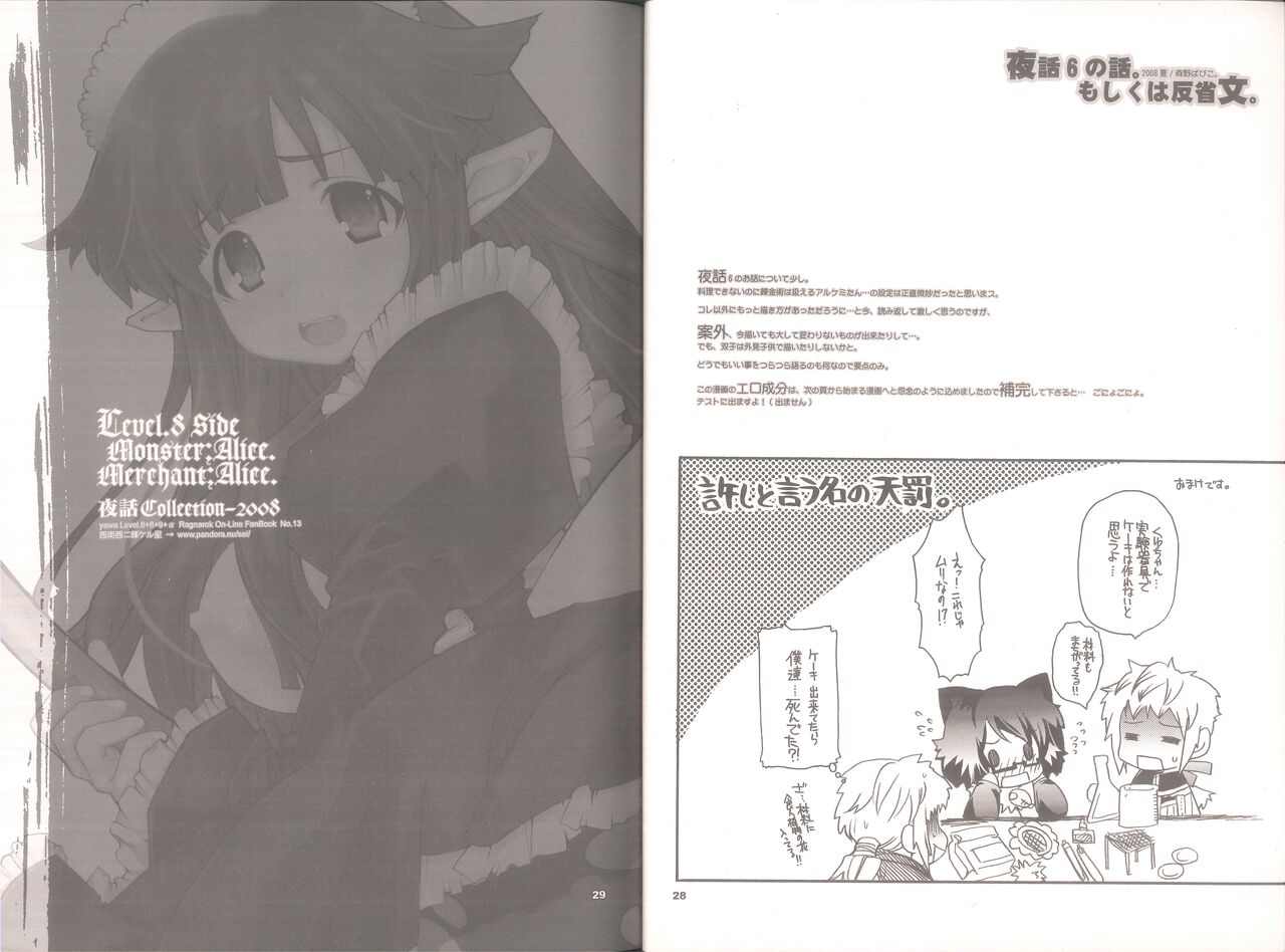 (C74) [Seinansei ni Kagayakeru Hoshi (Morino Papiko)] Yawa Collection vol.3 (Ragnarok Online) 14