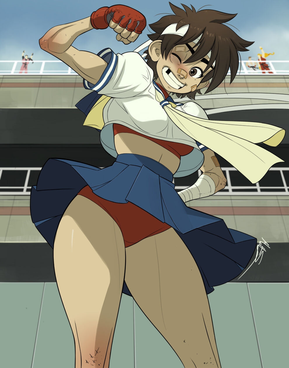 [ExMile] Sakura & Friends (Street Fighter) 60