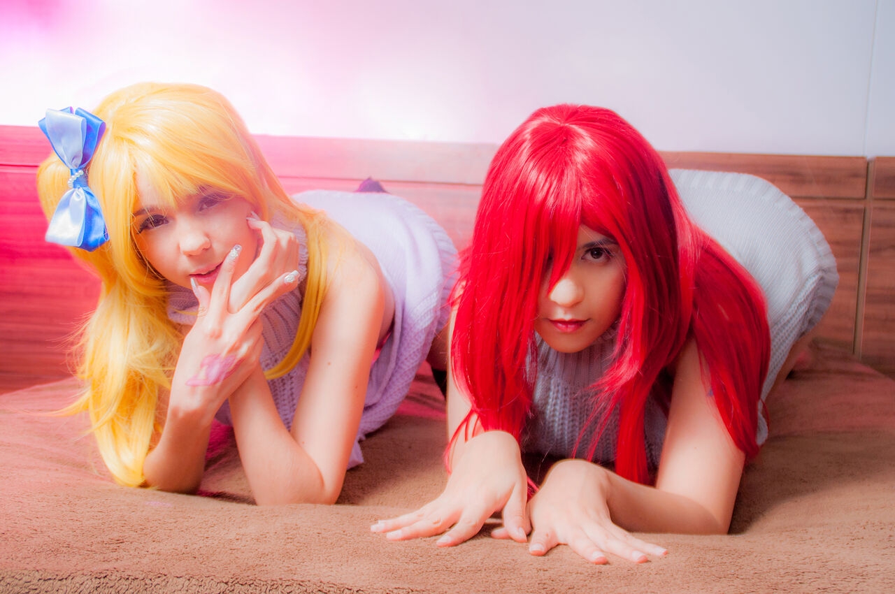 Laura Pyon - Erza and Lucy 4