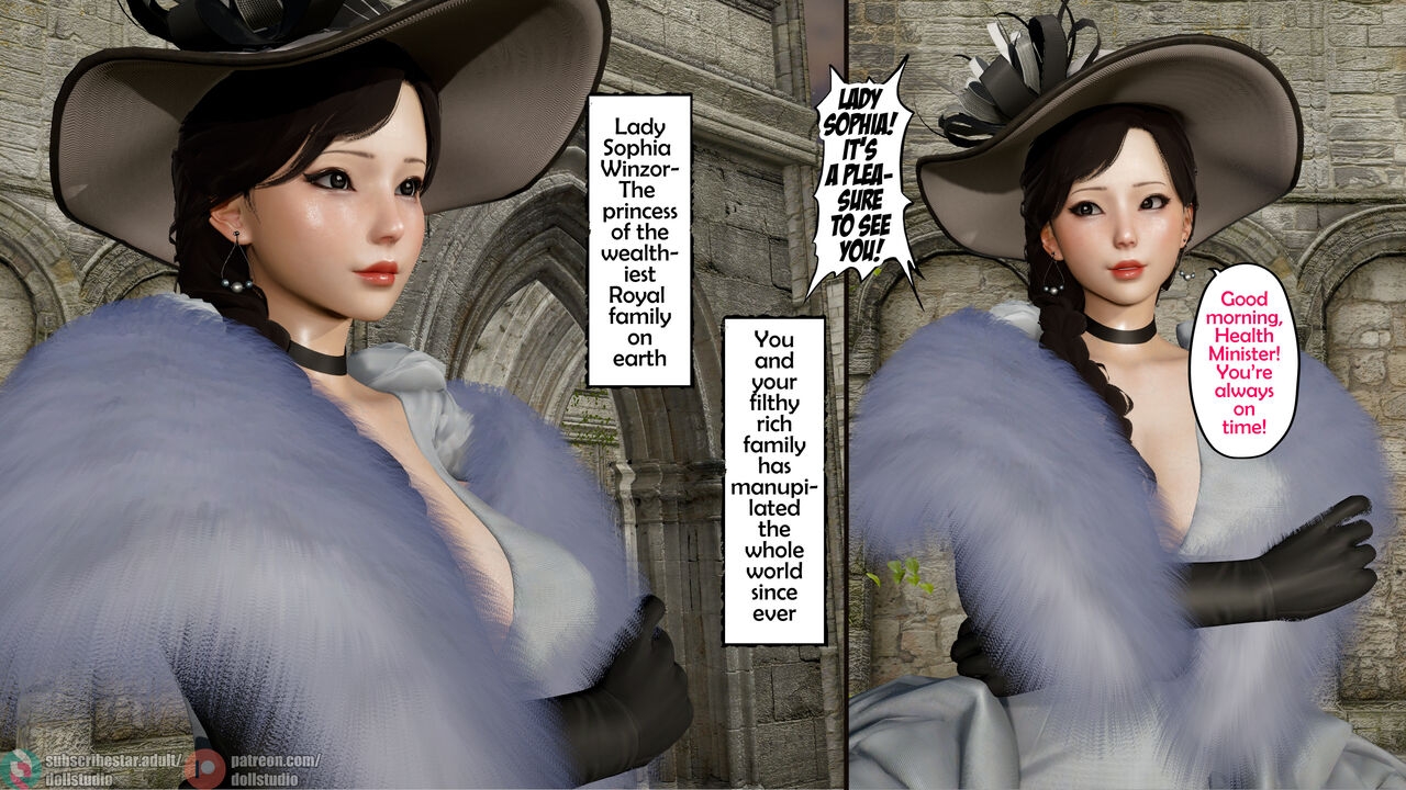 3D Comic - The Royal Lady (Doll Studio) 11