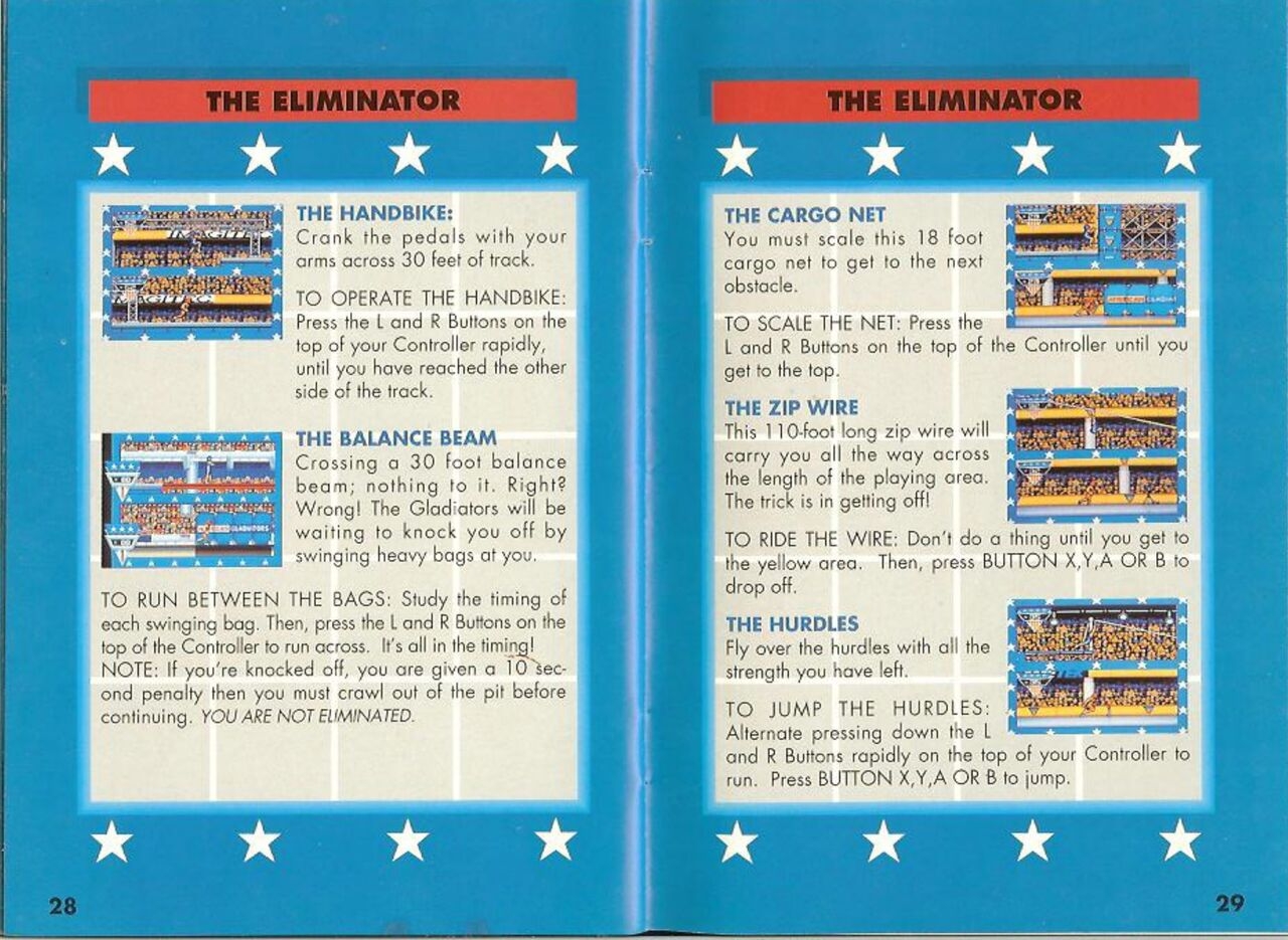 American Gladiators (1992) - SNES Manual 15