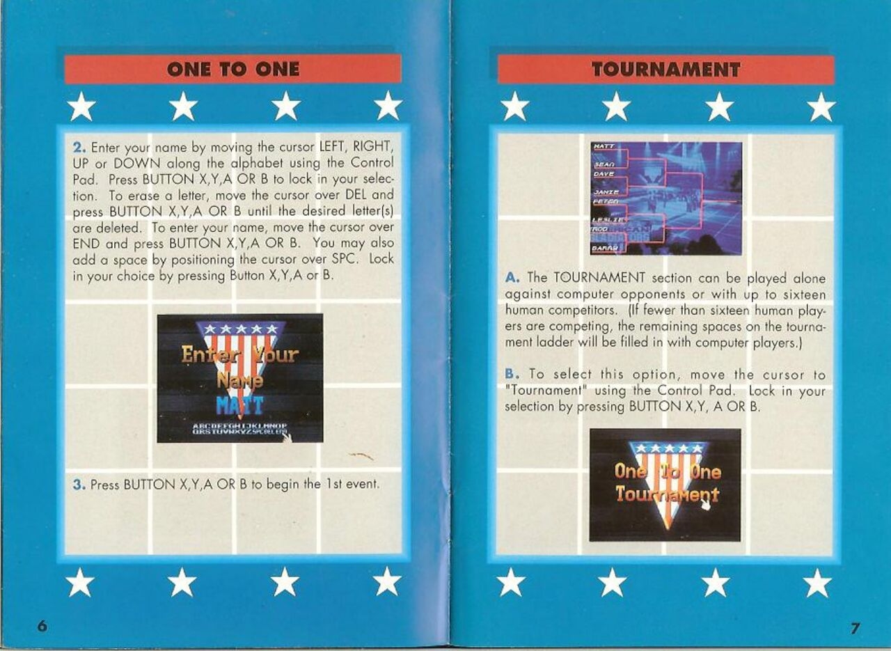 American Gladiators (1992) - SNES Manual 4