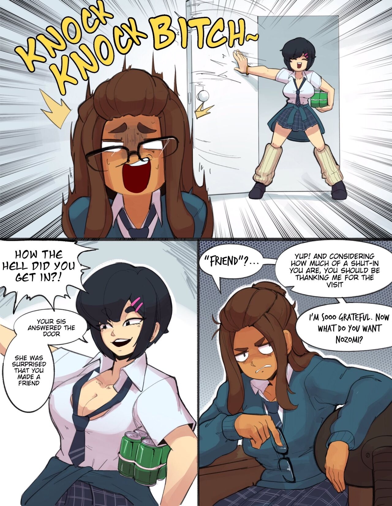 [NudieDoodles] High School Days [English] 0