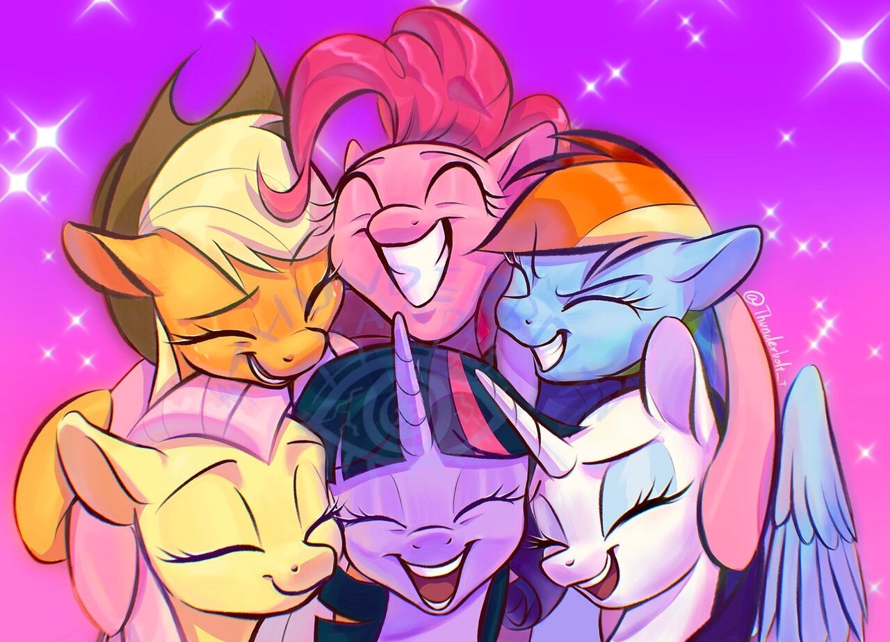 Come Relax With The Mane Six 12