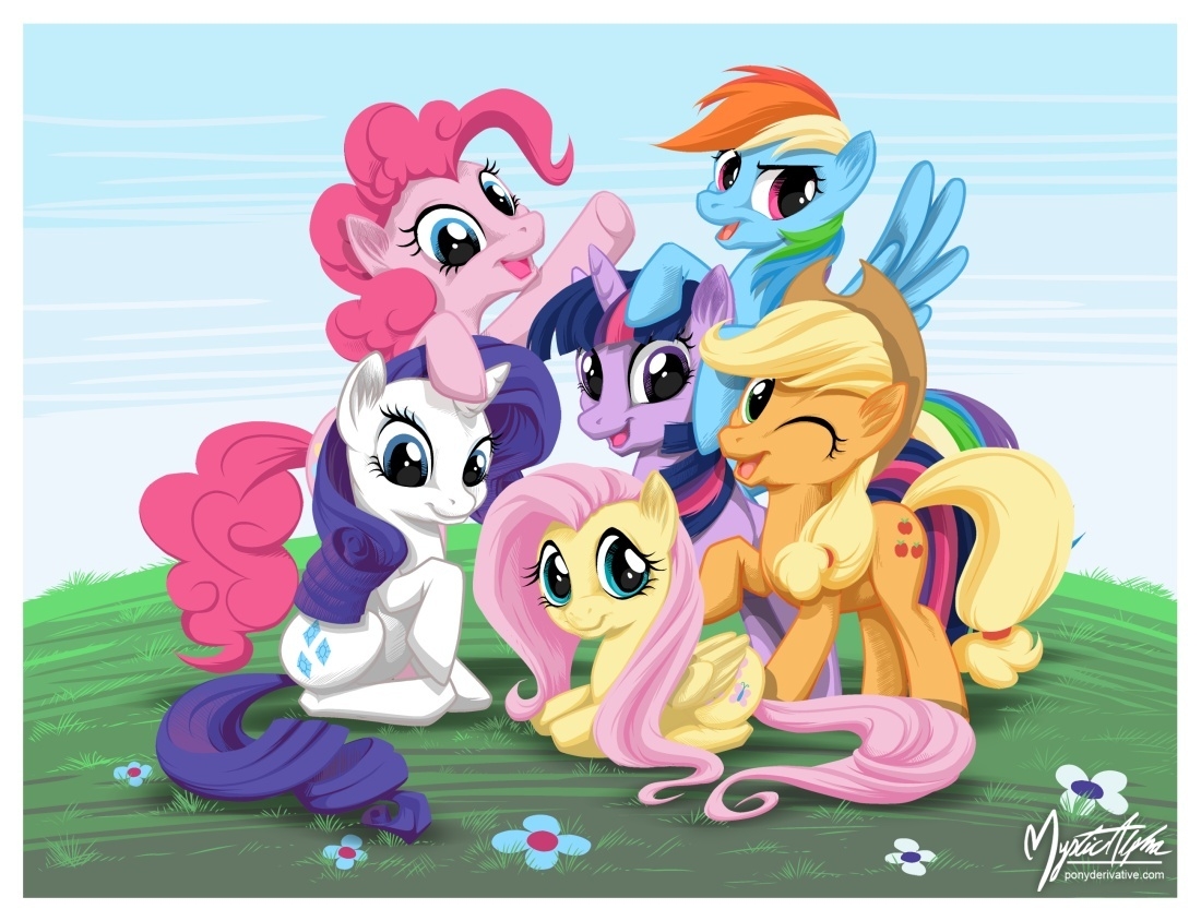 Come Relax With The Mane Six 1