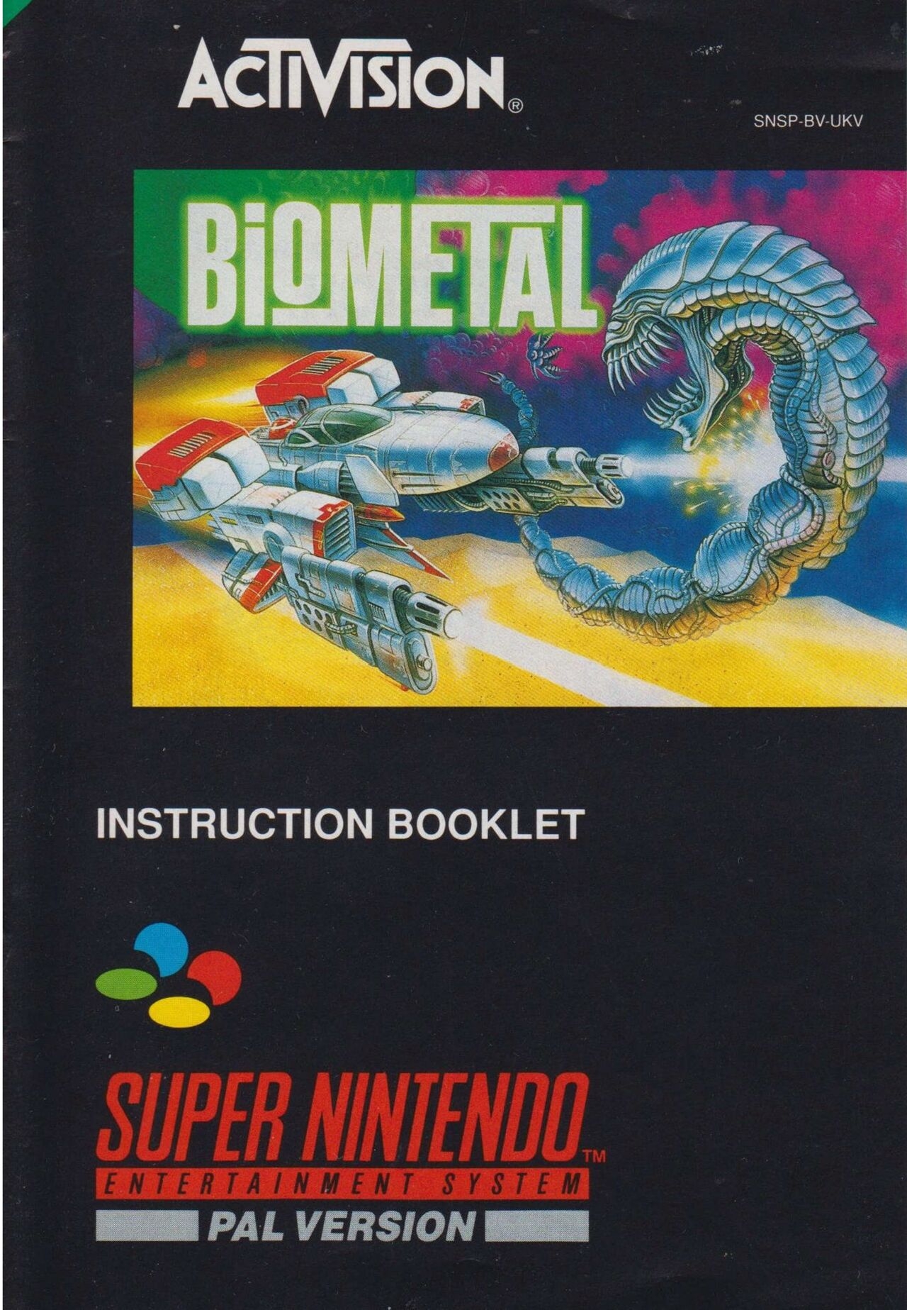 BioMetal (1993) - SNES Manual 0