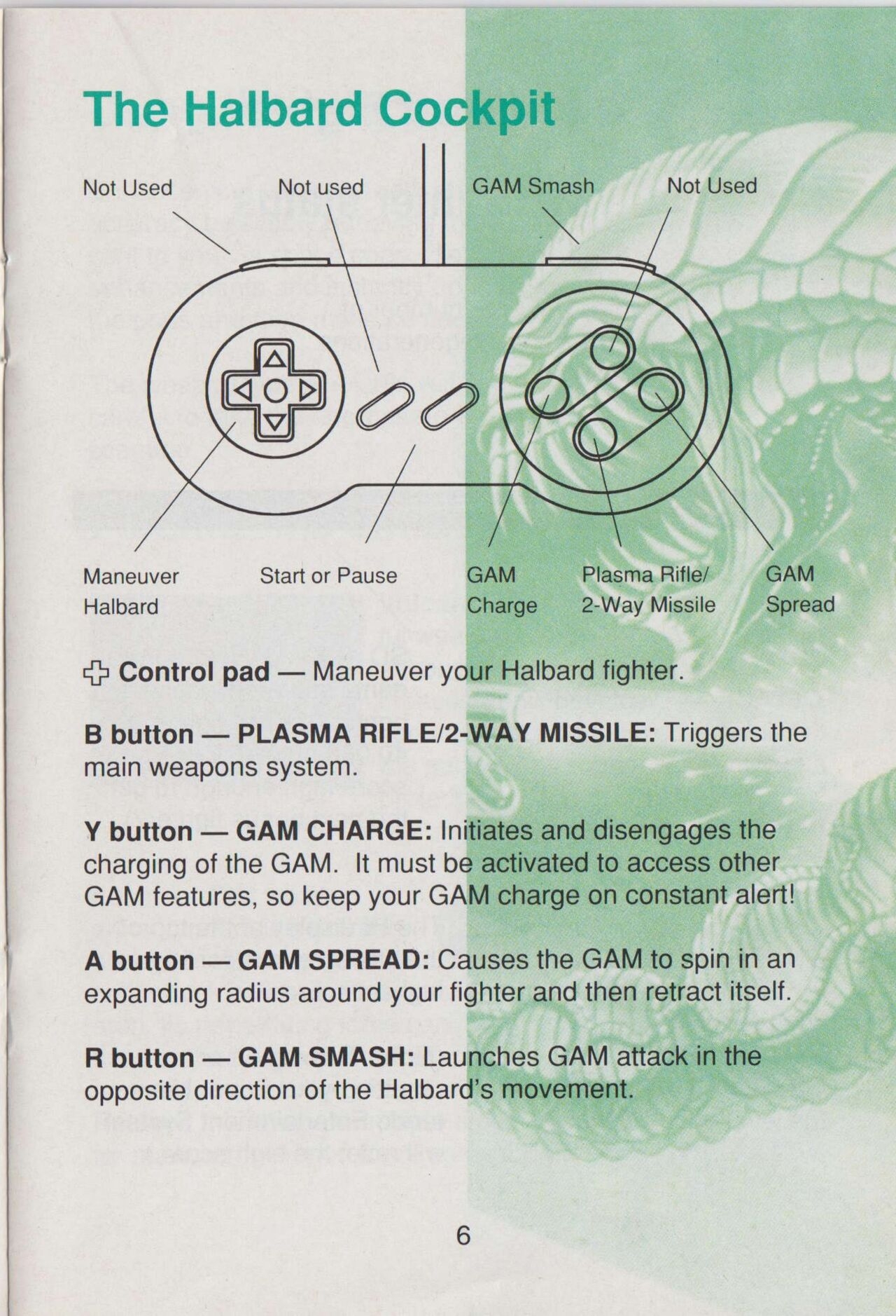 BioMetal (1993) - SNES Manual 8
