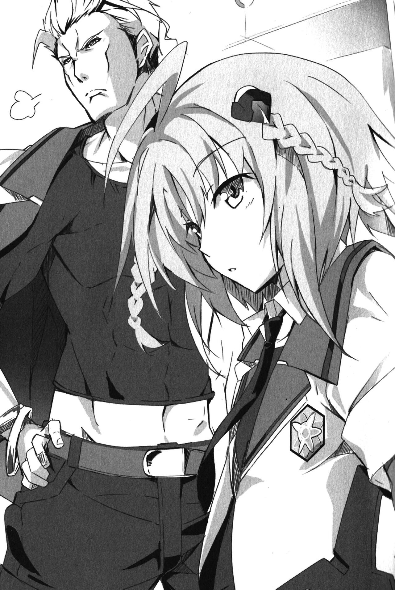 [miyazki yuu, okiura, light novel] gakusen toshi asterisk iilust compliation 16