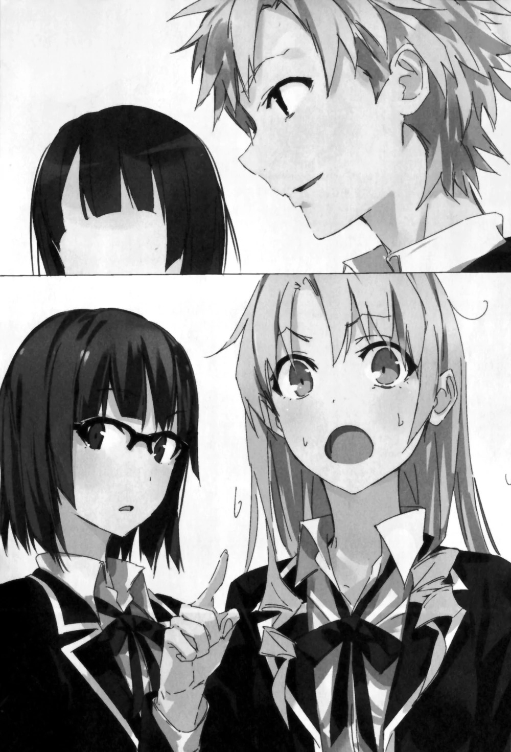 [light novel] yahari ore no seishun love come wa machigatteiru illust compliation 109