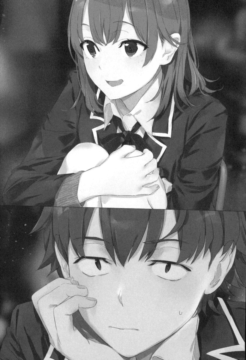 [light novel] yahari ore no seishun love come wa machigatteiru illust compliation 155