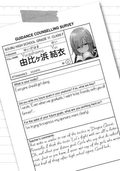 [light novel] yahari ore no seishun love come wa machigatteiru illust compliation 15