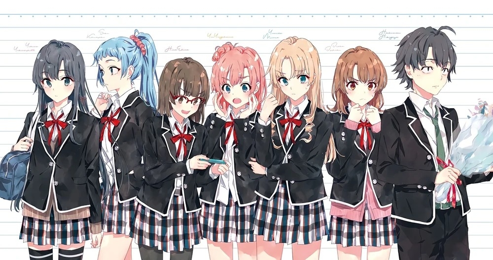 [light novel] yahari ore no seishun love come wa machigatteiru illust compliation 161