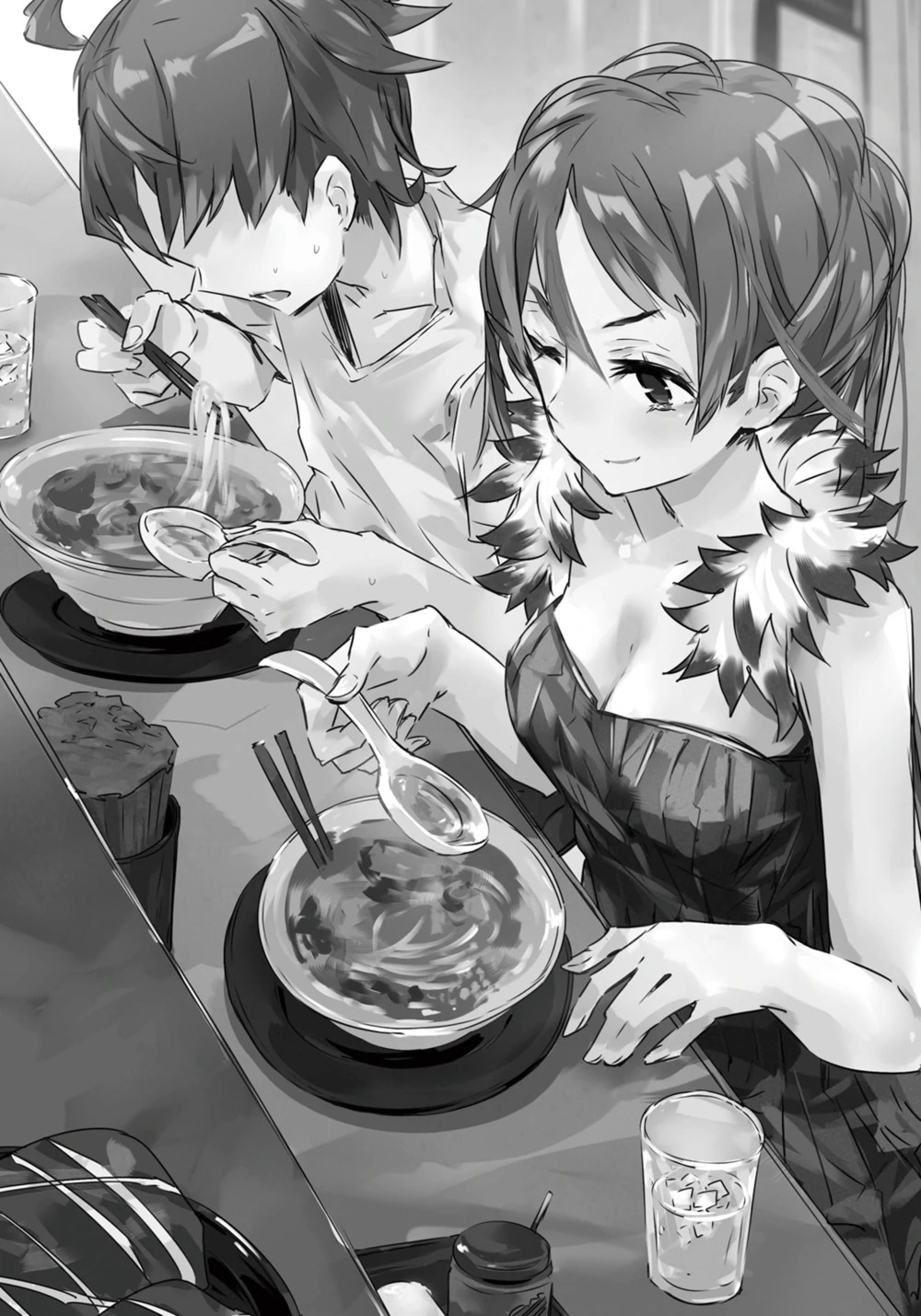 [light novel] yahari ore no seishun love come wa machigatteiru illust compliation 56