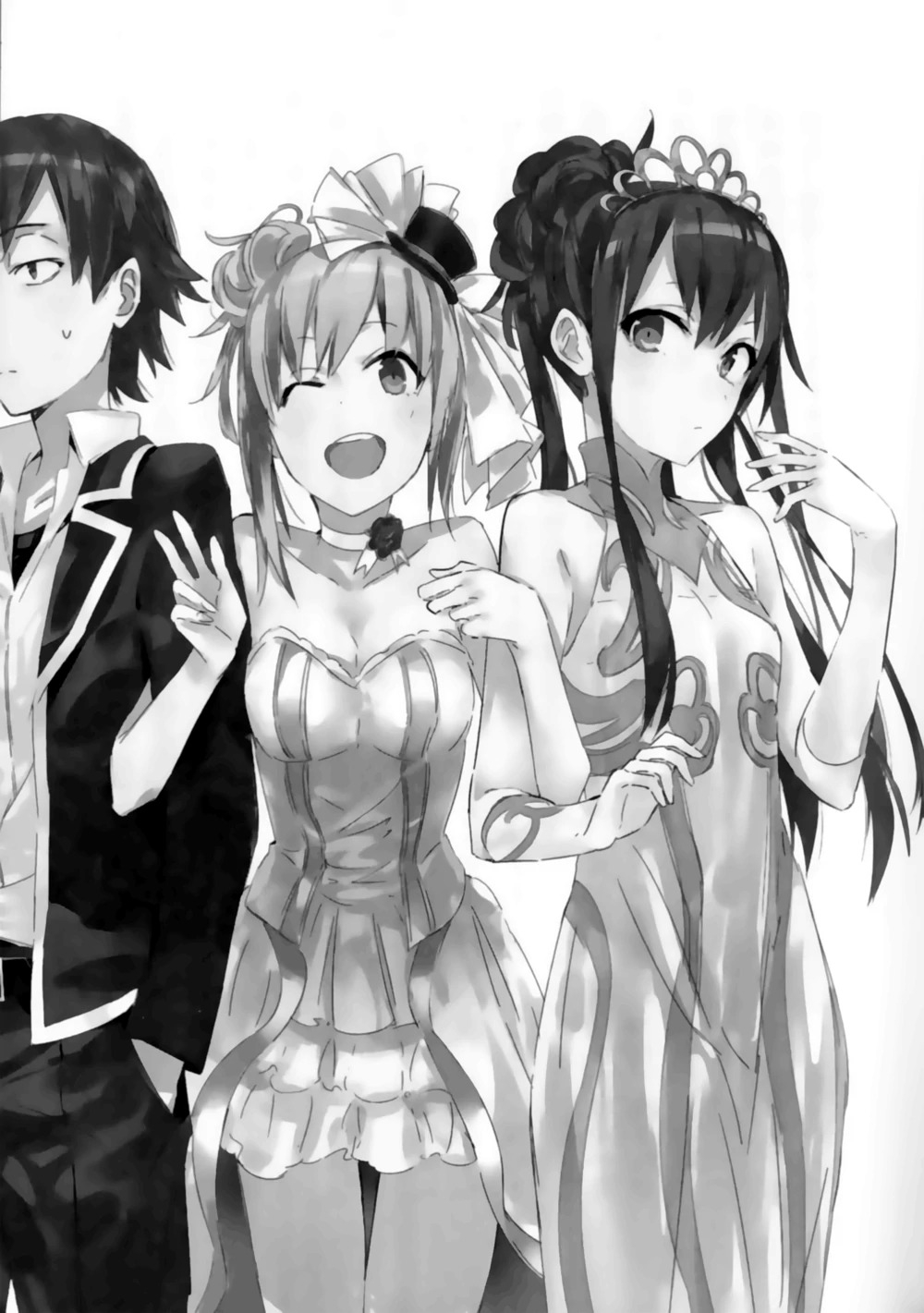 [light novel] yahari ore no seishun love come wa machigatteiru illust compliation 98