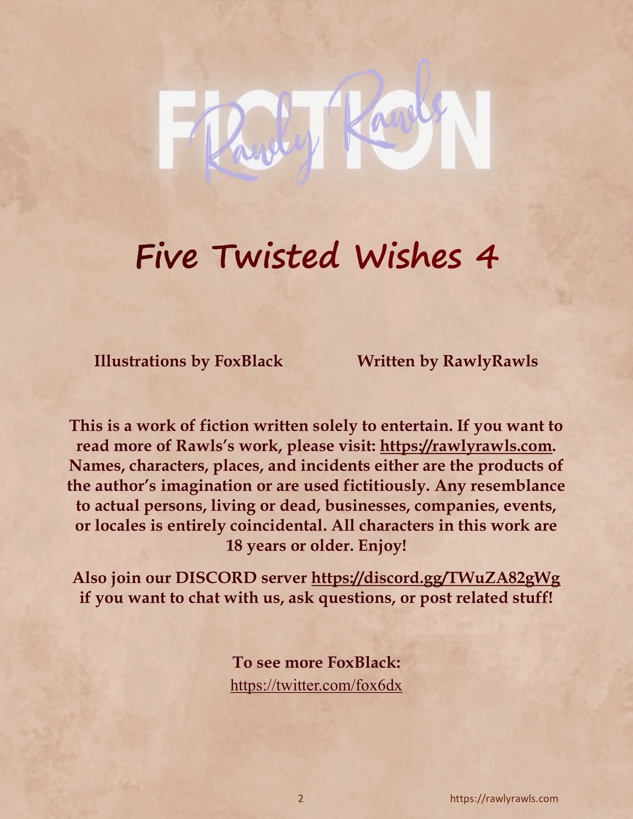 Five Twisted Wishes [FoxBlack , RawlyRawls] - 4 - english 1
