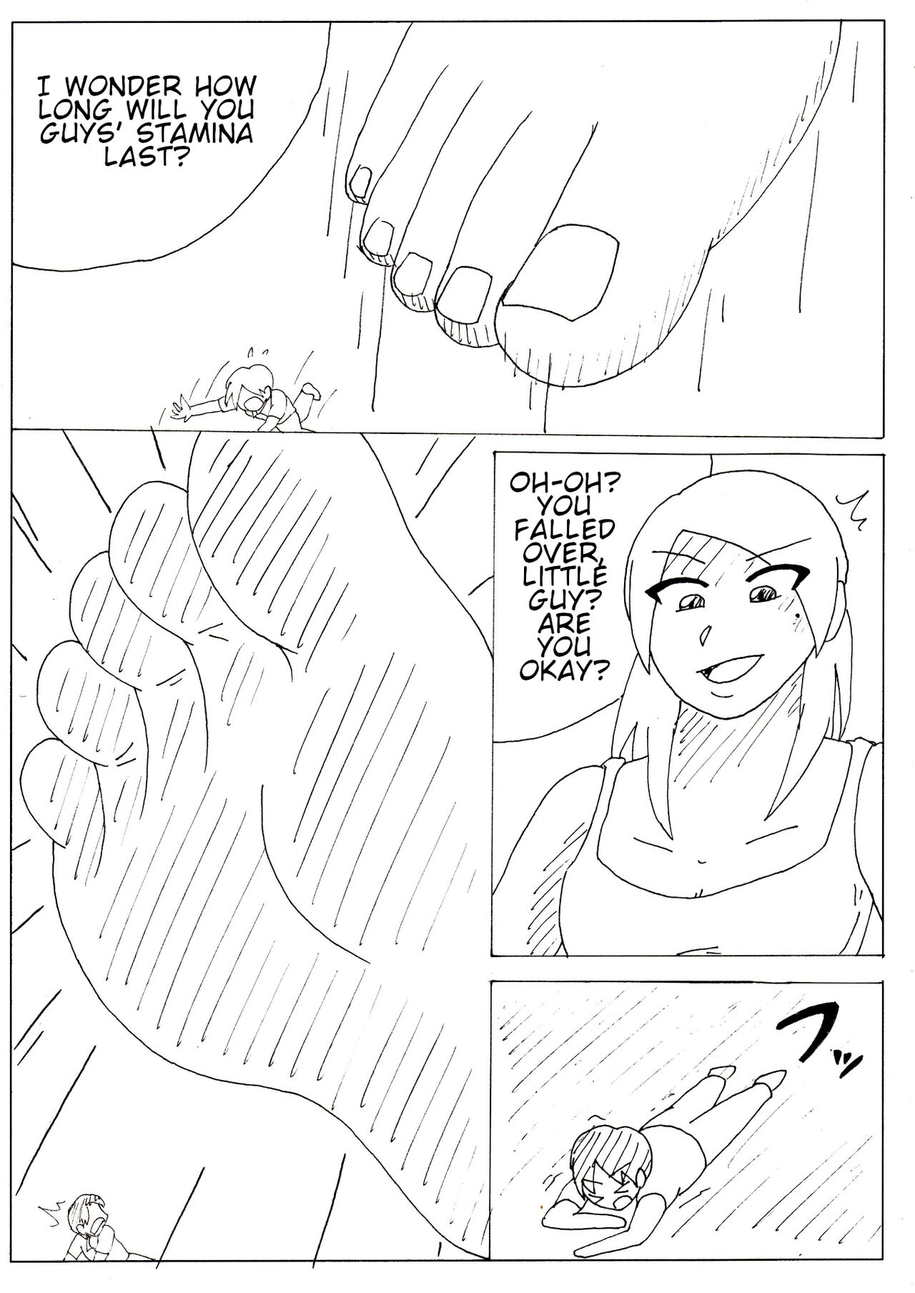 [Itotiisakihito] Ayaka no Kyodai na Suashi Sono 3 | Ayaka’s Giant Bare Feet Part 3 [English] 10