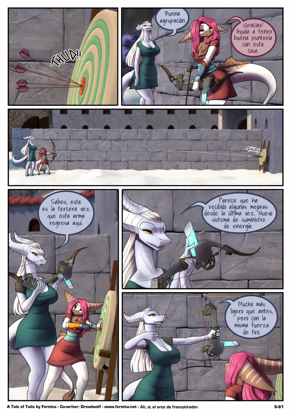 [Feretta] A Tale of Tails: Chapter 6 - Paths converge / Los caminos convergen [Spanish] [Red Fox Makkan] 61