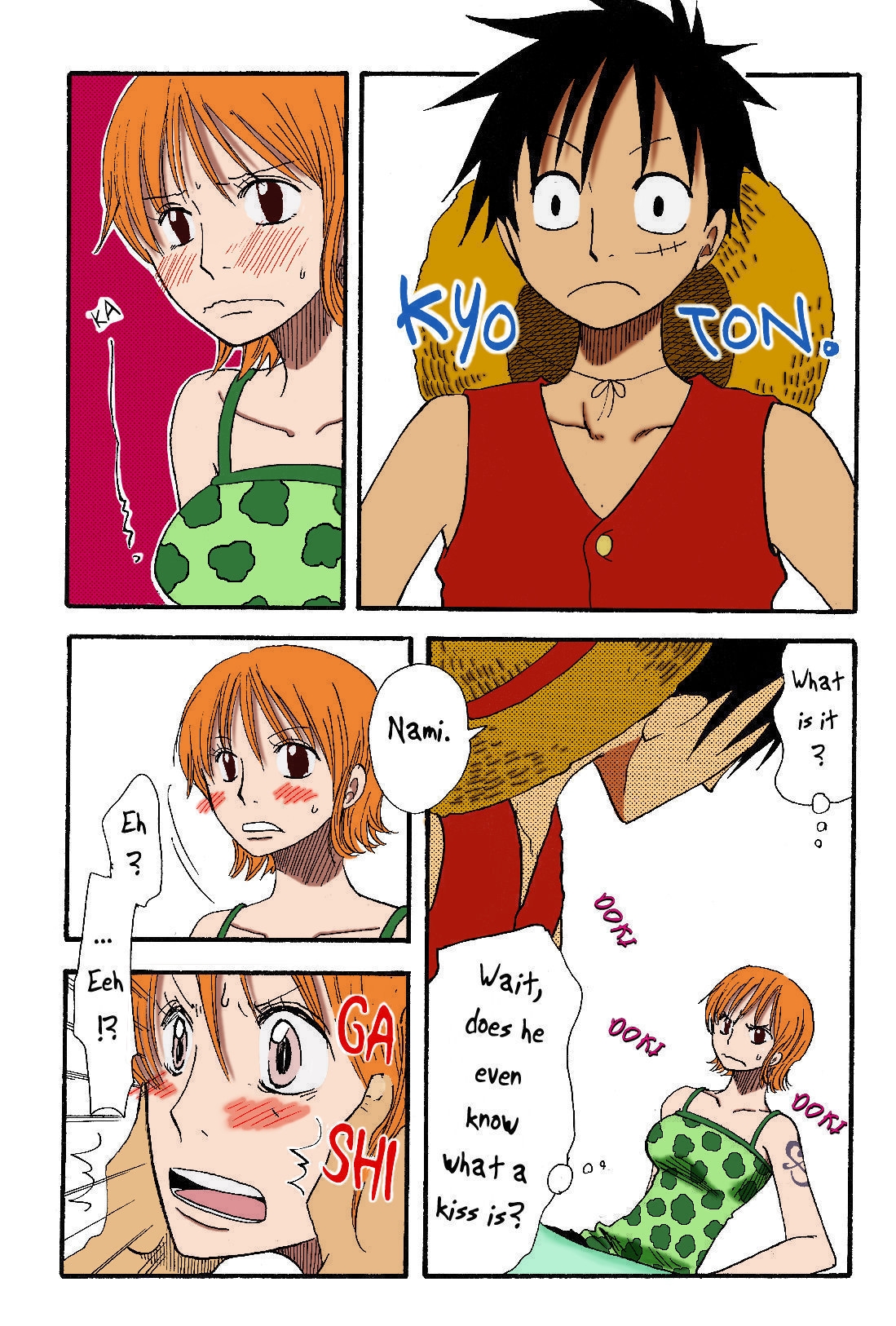 [CHANNEL KING (Fujisaki Kazuko)] Dakishimetara Kiss o Shiyou. (One Piece) [English] [Colorized] 3