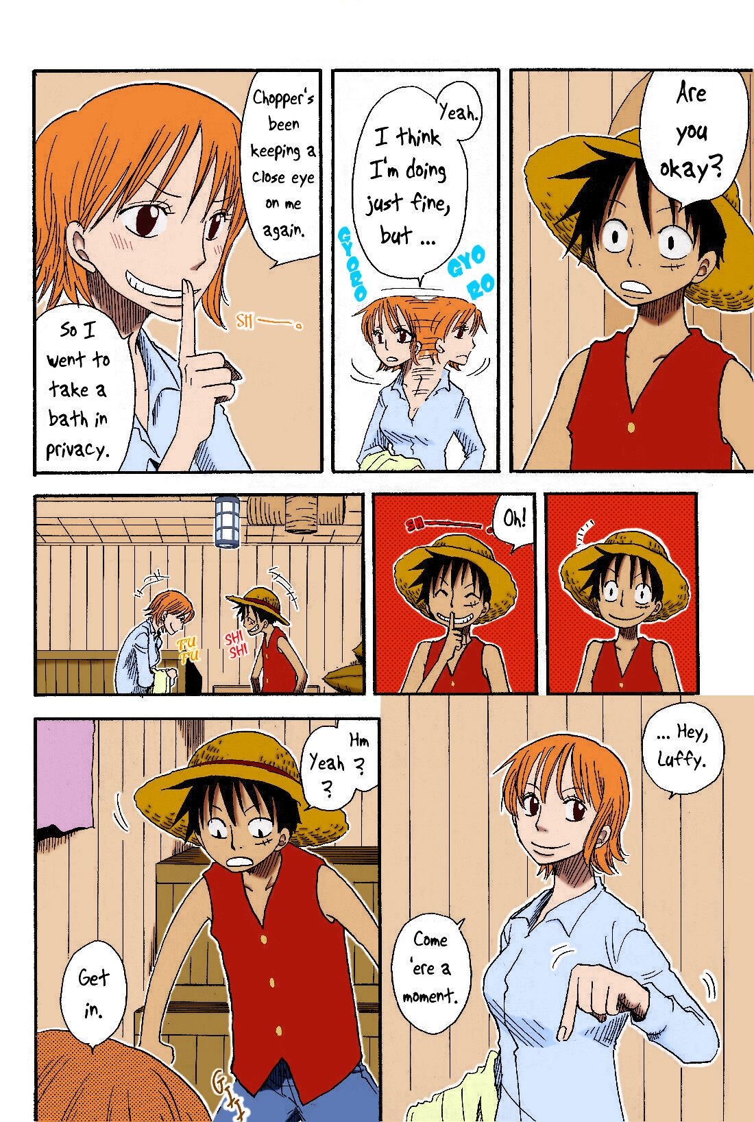 [CHANNEL KING (Fujisaki Kazuko)] Dakishimetara Kiss o Shiyou. (One Piece) [English] [Colorized] 6