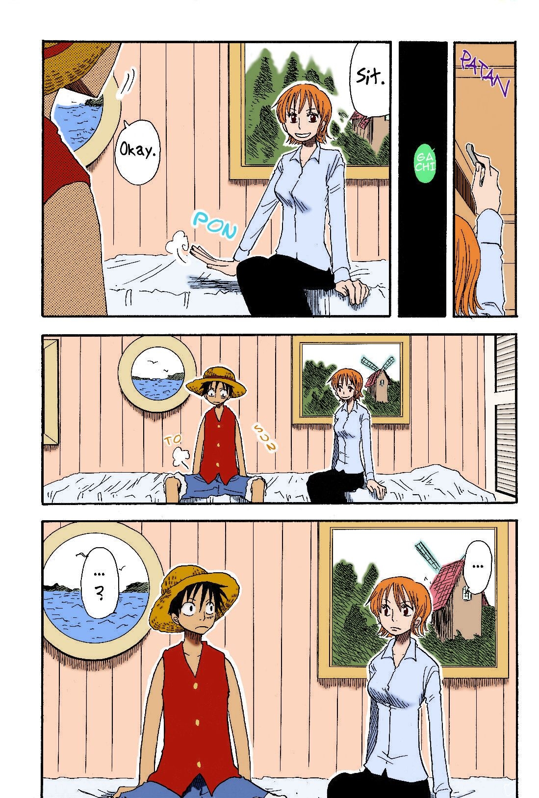 [CHANNEL KING (Fujisaki Kazuko)] Dakishimetara Kiss o Shiyou. (One Piece) [English] [Colorized] 7