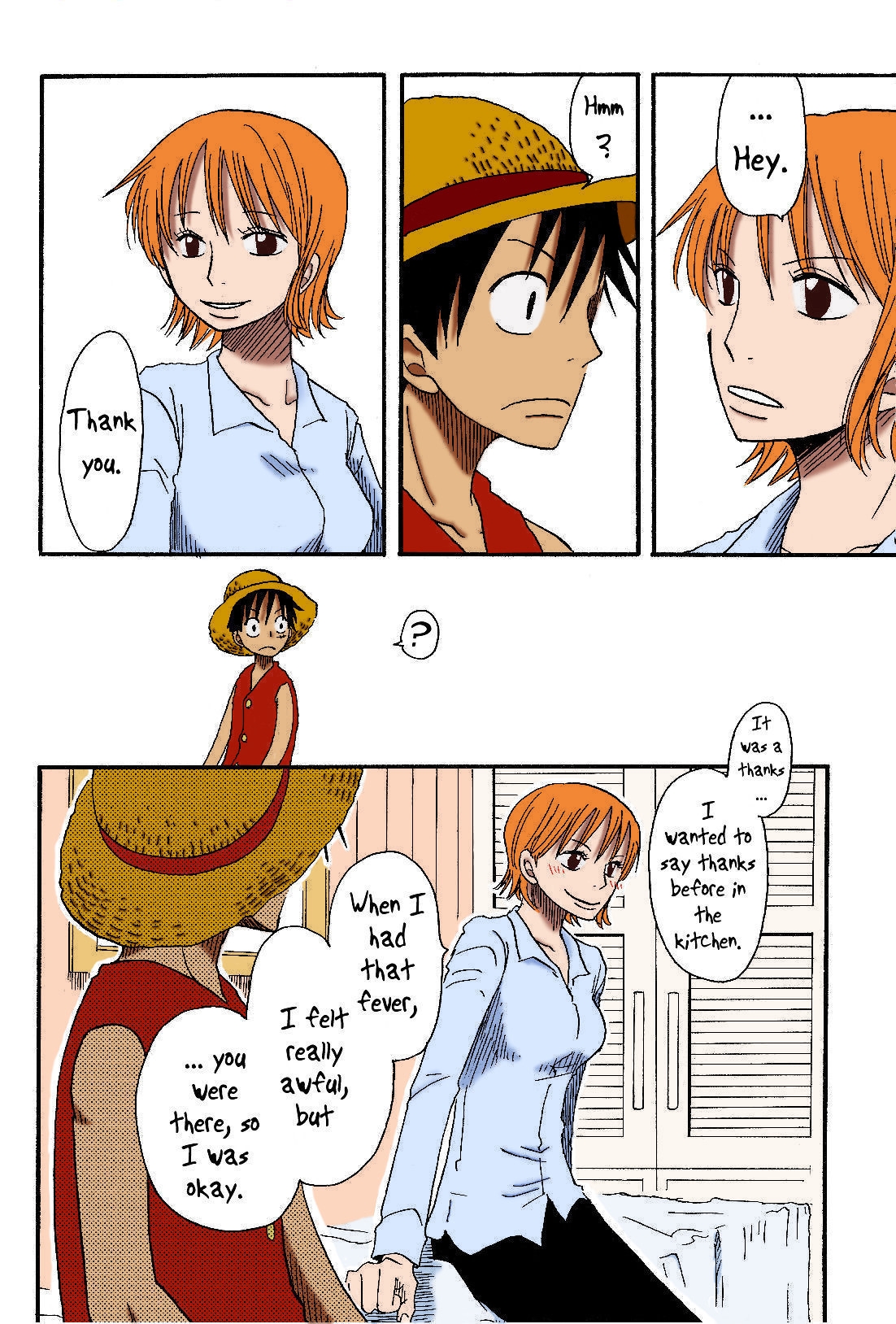 [CHANNEL KING (Fujisaki Kazuko)] Dakishimetara Kiss o Shiyou. (One Piece) [English] [Colorized] 8
