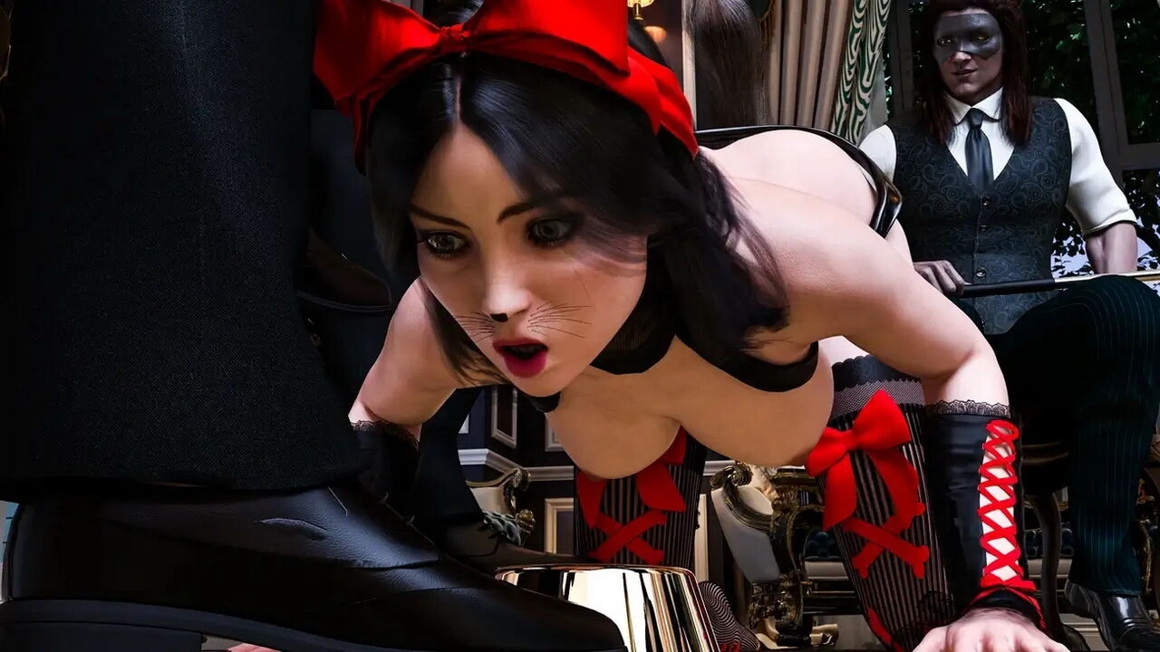 DecentMonkey - Submissive maid gets gangbang (Textless) 76
