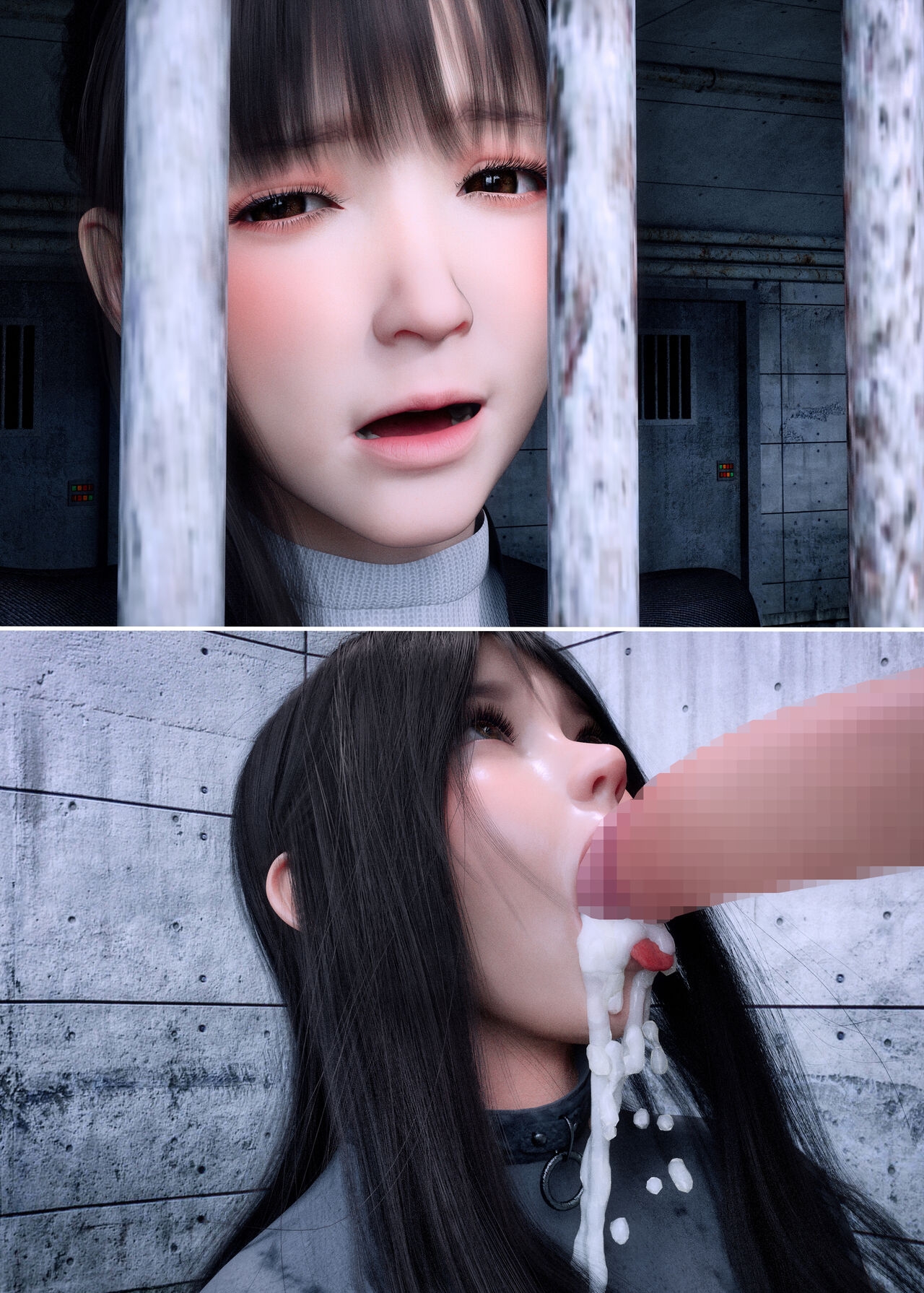 [human3dcgLab] ふたなり尋問官 女スパイをわからせ拘束調教3 68