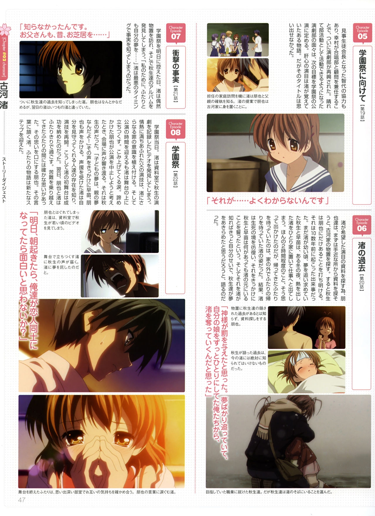 Clannad TV Animation Visual Fan Book 49