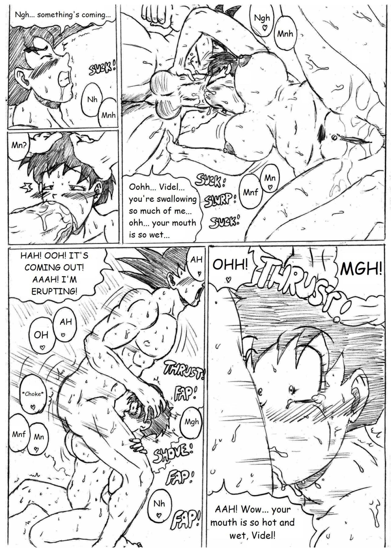 [TheWriteFiction]  DRAGONBALL NTR 10 - Scrubdown - Goku X Videl Doujinsh 12