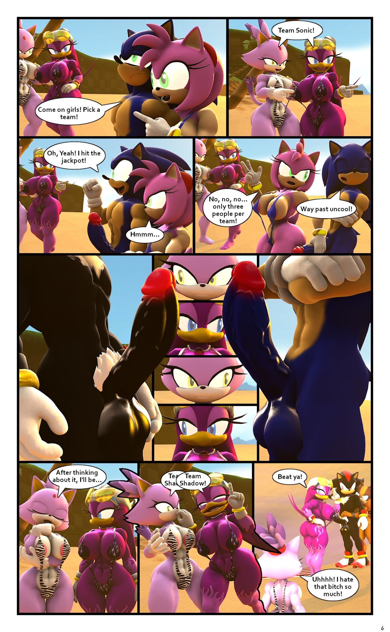 [Grey-Comic #2] Sticks Little secret part 2 (Sonic the Hedgehog) 6