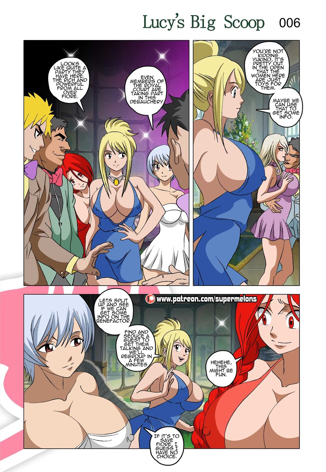 [Super Melons] Lucy's Big Scoop (Fairy Tail) ([English] 6