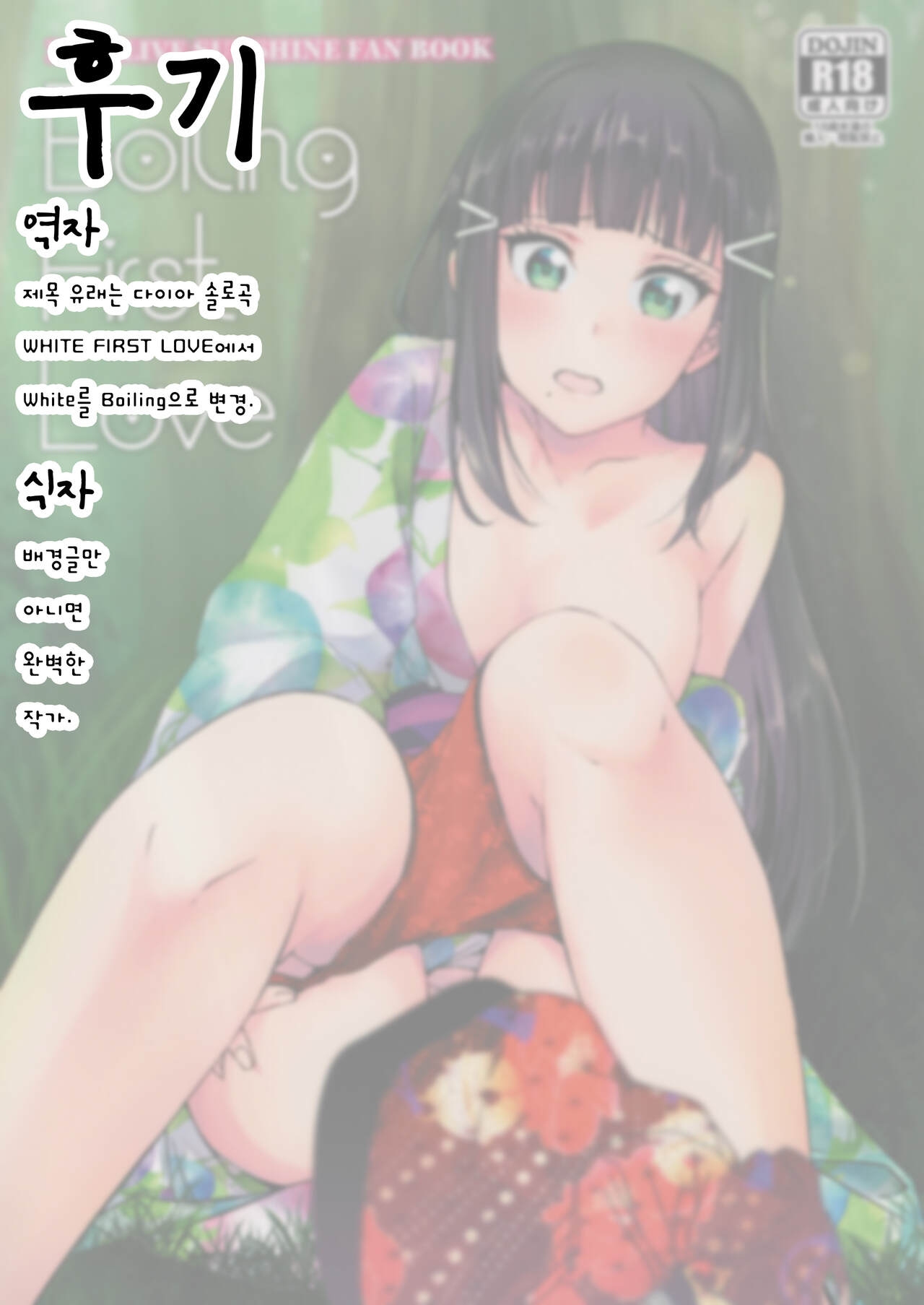 (C99) [Fukurou no Yuubinya san (Ueto Ruri)] Boiling First Love (Love Live! Sunshine!!) [Korean] 30