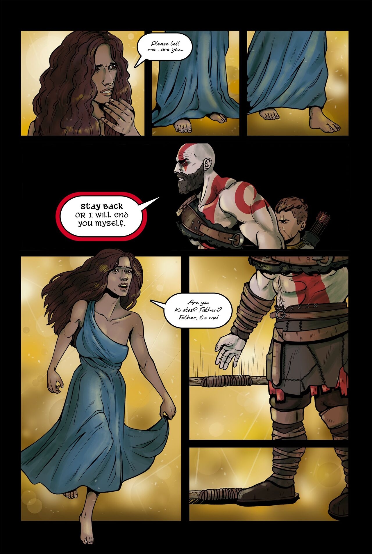 God of War What if Kratos met Calliope (Sami Biloff) 5