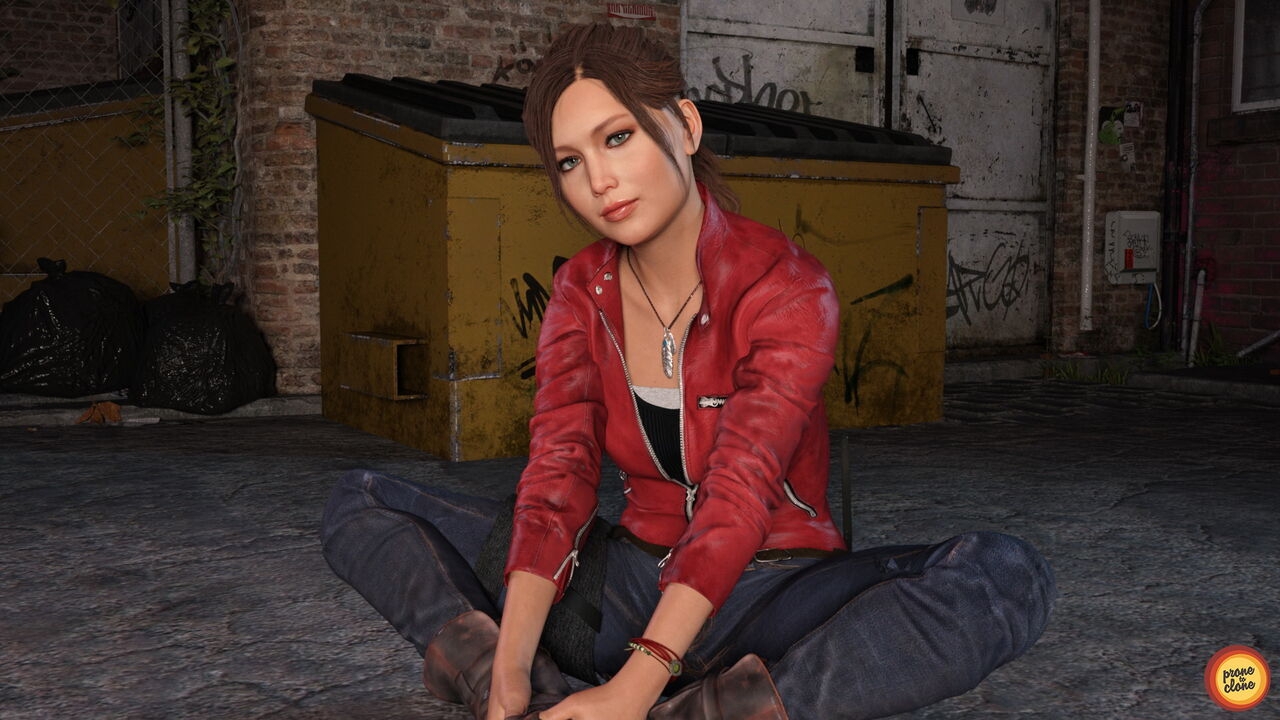 ProneToClone - Jennifer Lawrence cosplay Claire Redfield 9