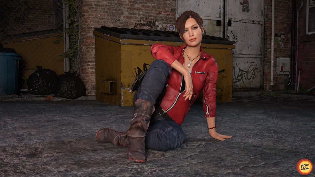 ProneToClone - Jennifer Lawrence cosplay Claire Redfield 5