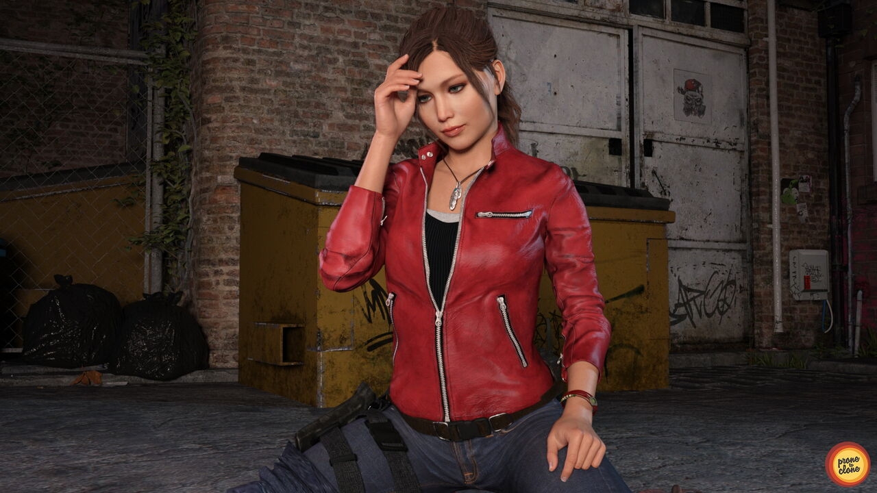 ProneToClone - Jennifer Lawrence cosplay Claire Redfield 6